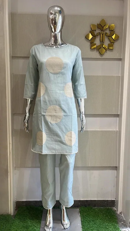 Naisha K 23 Cotton Casual Wear Kurti With Bottom Wholesale Suppliers In Mumbai